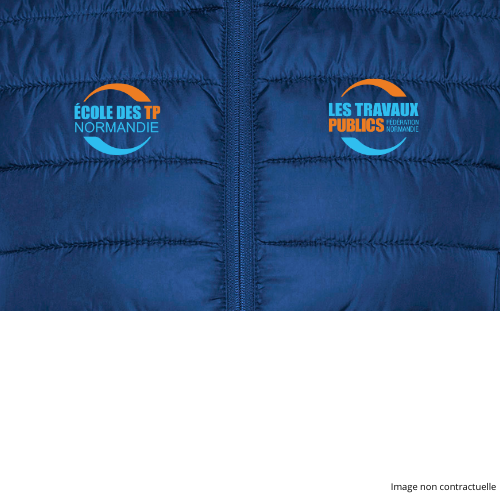 Doudoune sans manches brodée – Image 4