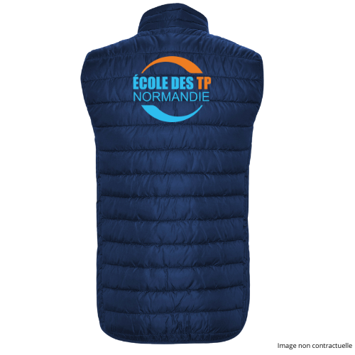 Doudoune sans manches brodée – Image 3