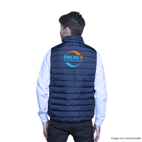 Doudoune sans manches brodée – Image 2